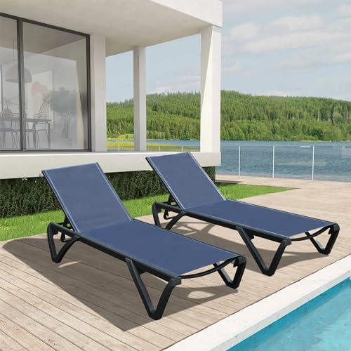 Domi Pool Lounge Chairs Set of 2