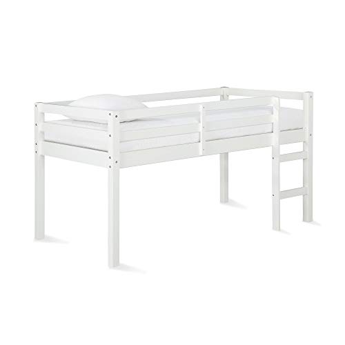 Dorel Living Milton Junior Twin Loft Bed, White