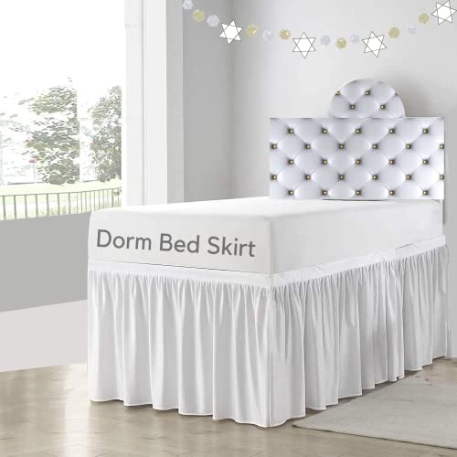 Dorm Room Bed Skirt - Stylish and Functional for College Dorms