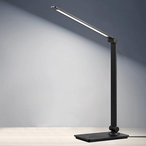 Touch LED Desk Lamp with Adjustable Arm and 3 Brightness Levels