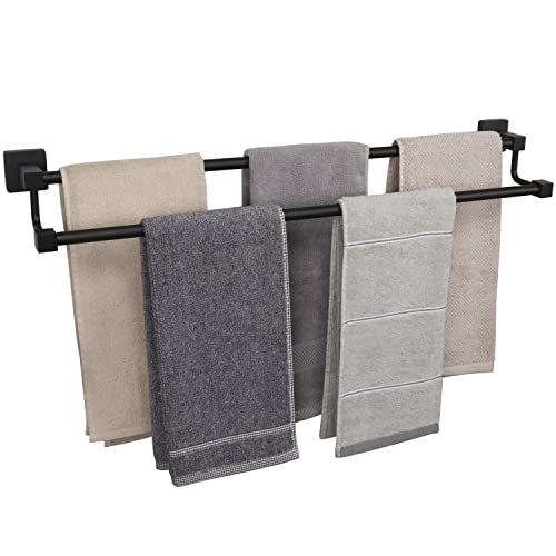 Double Bath Towel Bar - Thicken SUS304 Stainless Steel Towel Rack