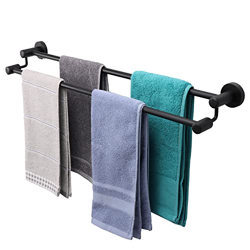Double Bath Towel Bar - Thicken SUS304 Stainless Steel Towel Rack