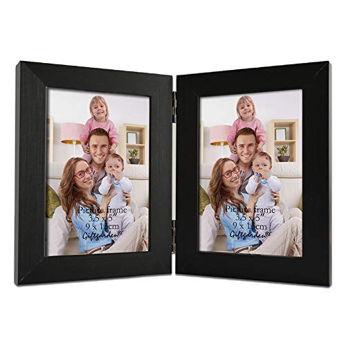 Double Picture Frame With Clear Glass Display