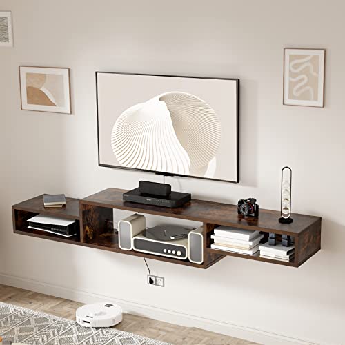 DOUBUY Floating TV Stand Wall Mounted