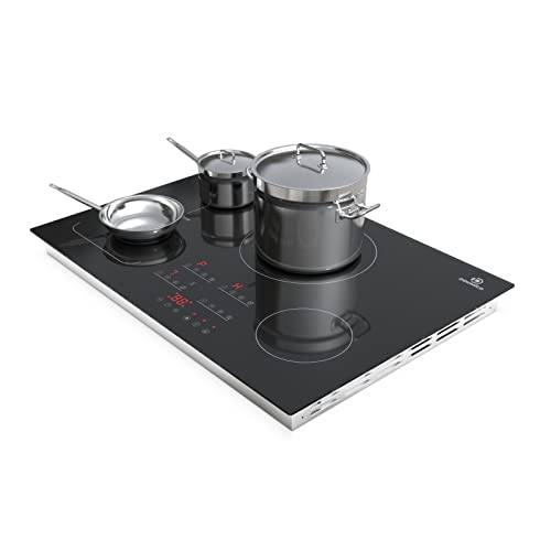 Weceleh Induction Cooktop 30 inch with 4 Burners, Boost
