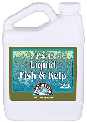Down to Earth Liquid Fish & Kelp 2-4-1, 1 Quart