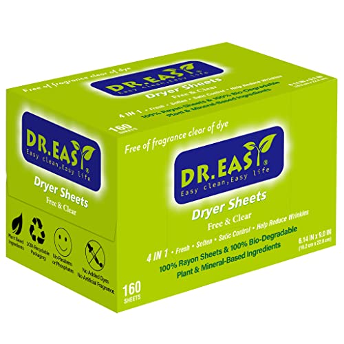 Dr.Easy Dryer Sheets for Sensitive Skin