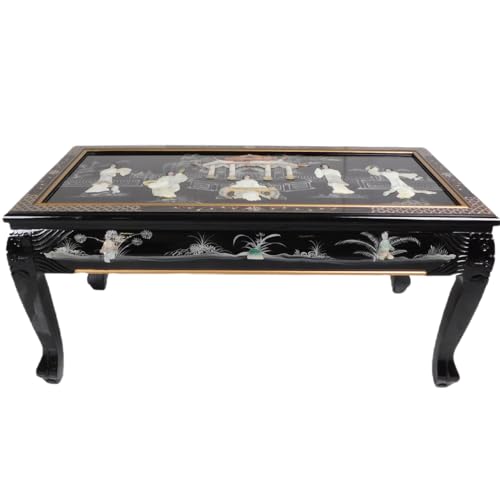 Dragon Coffee Table with Mother of Pearl Inlay
