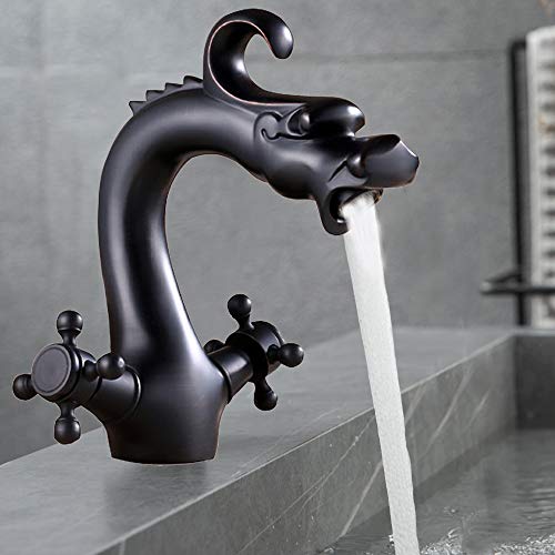 Dragon Design Black Retro Kitchen Faucet
