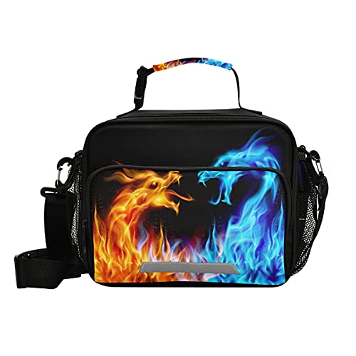 Dragon Fire Lunch Box: Leakproof and Stylish Bag for Kids