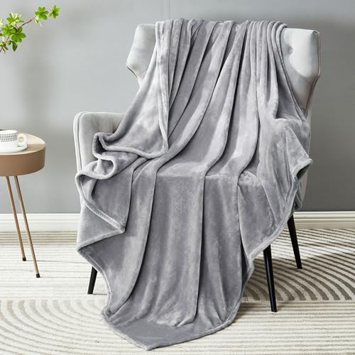 DREAMNINE Cozy Flannel Throw Blanket for Couch Sofa