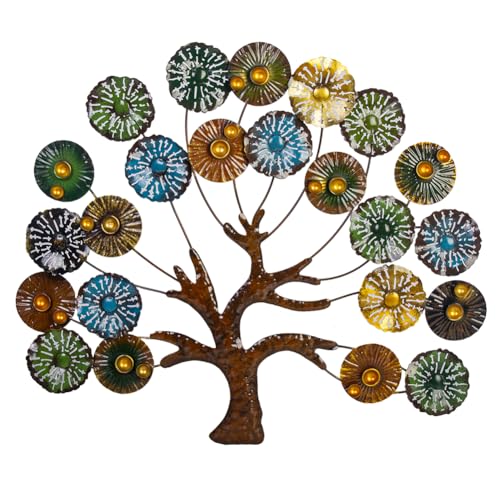 24.5 Inch Metal Tree Wall Art for Living Room and Bedroom
