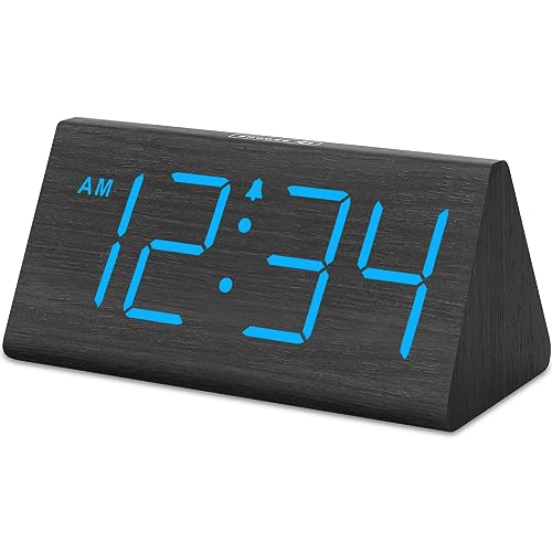 DreamSky Wooden Digital Alarm Clocks
