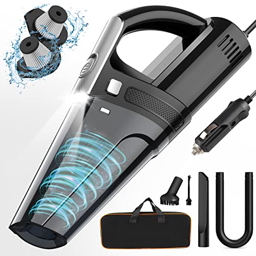 Rends Handheld Vacuum Cordless, 8000PA Powerful Hand Vacuum Cleaner  Portable Wet Dry Vacuuming with Rechargeable Battery & Washable Filter, 2-3  Hours Quick Charge for Household, Pet Hair, Dust 