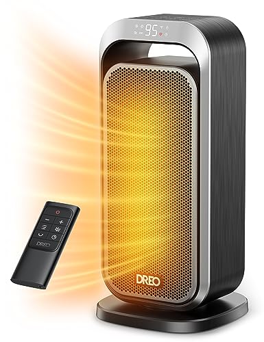 Portable 1500W Electric Space Heater with Oscillation & Thermostat