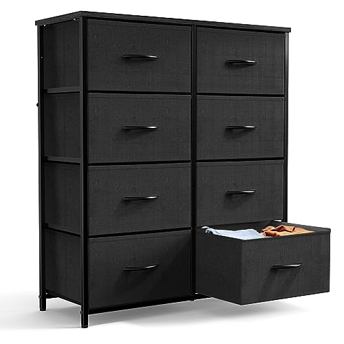Sweetcrispy 8-Drawer Fabric Storage Chest for Bedroom and Closet