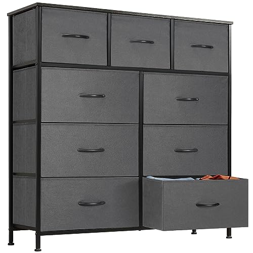 9-Drawer Fabric Storage Tower for Bedroom and Kid Room
