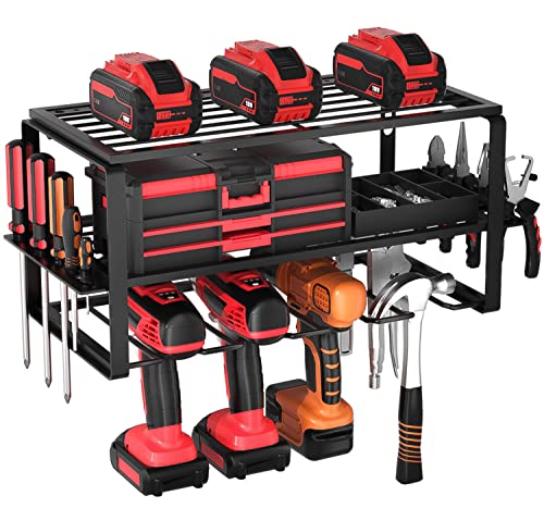 Drill Holder & Tool Organizer Wall Mount