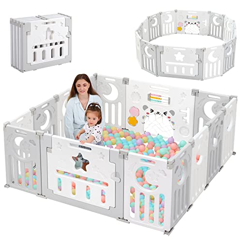 Dripex Foldable Playpen for Babies and Toddlers
