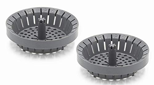 Dripsie Sink Strainer - Clog-Resistant and Flexible (2-Pack Gray)