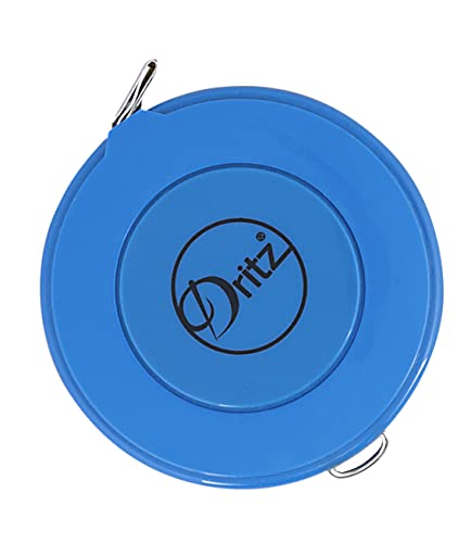 Dritz 120in Retractable Spring Tape Measure, Blue
