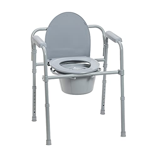 Drive Medical Folding Bedside Commode Chair