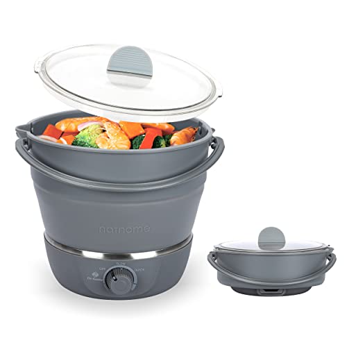 Drizzle Foldable Electrical Cooker Travel Pot