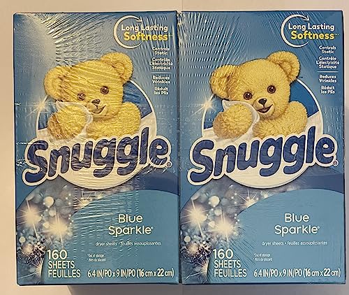 Snuggle Blue Sparkle Dryer Sheets: Long Lasting Softness and Static Control