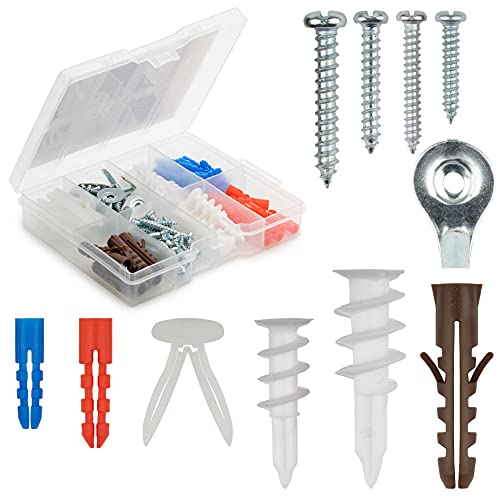 Drywall and Hollow-Wall Anchor Assortment Kit