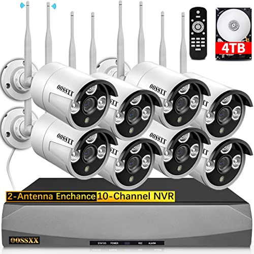(Dual Antennas) Wireless Security Camera System with AI Human Detection