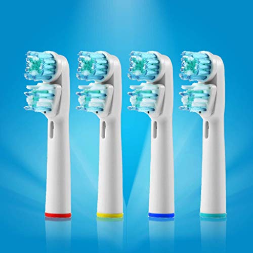 Dual Clean Replacement Brush Heads - Pack of 4