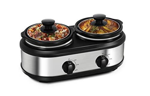 Dual Slow Cooker Buffet Server