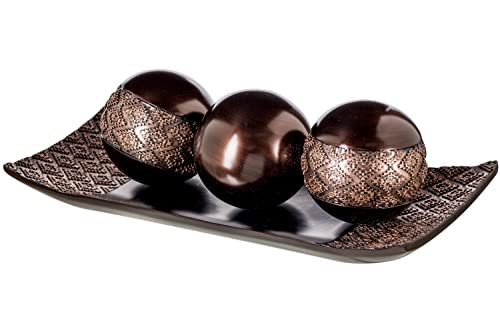 Dublin Home Decor Tray and Orbs Set