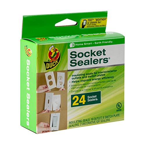 Duck Brand Socket Sealers Variety Pack, White