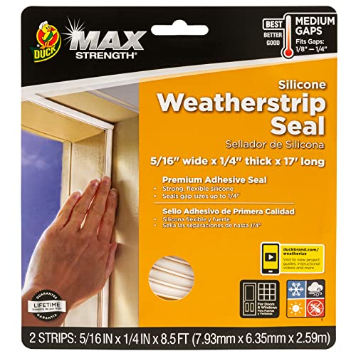 Duck MAX Strength Silicone Weatherstrip Seal