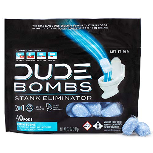 DUDE Bombs Toilet Stank Eliminator - 1 Pack