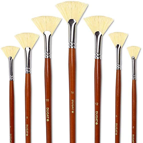 DUGATO Artist Fan Paint Brush Set