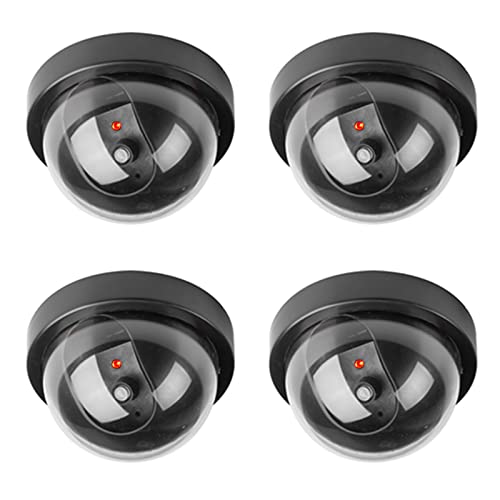 Dummy Fake Camera Security CCTV Dome Cameras with Flashing Red LED Light