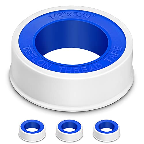 DUPPCOS 4 Rolls Teflon Tape: High-Quality Plumbing Tape for Various Applications