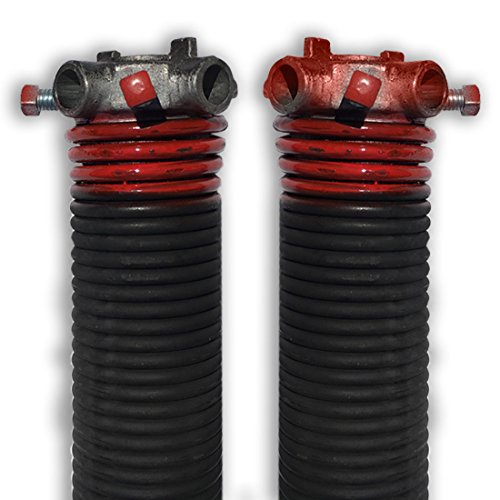 DURA-LIFT Torsion Garage Springs (Red, Left & Right Wound)
