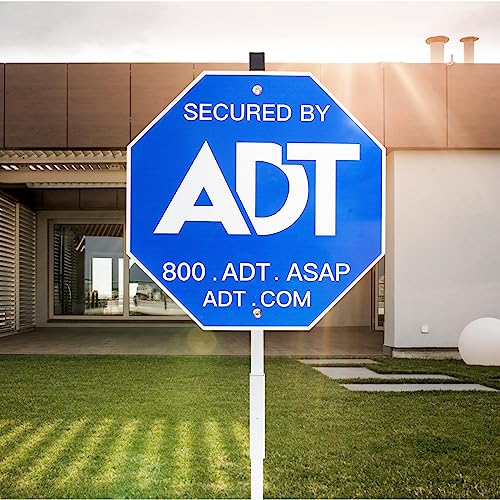 Durable ADT Security Sign for Effective Yard Protection