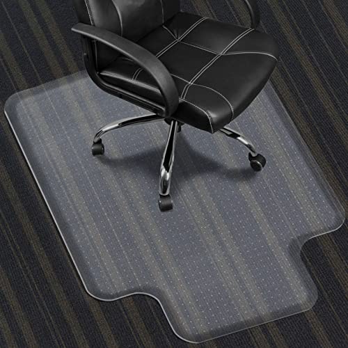 Durable Chair Mat for Carpets - SHAREWIN Chair Mat for Carpeted Floor with Lip