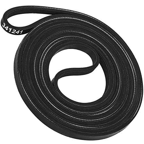 Durable Dryer Belt 341241 for Whirlpool, Kenmore, and Maytag Dryers