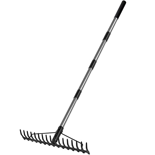 Durable Garden Rake with Stainless Steel Handle