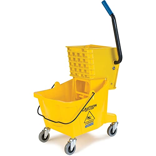 Durable Mop Bucket with Side-Press Wringer