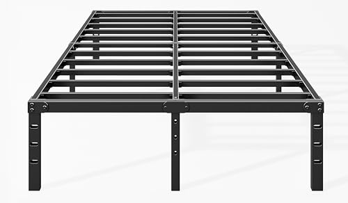 Durable Platform Bed Frame No Box Spring Needed