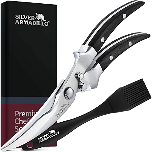 Durable Poultry Shears with Sharp Blades and Ergonomic Handles