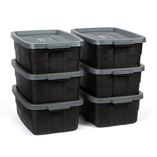 Durable Stackable Storage Containers with Lids