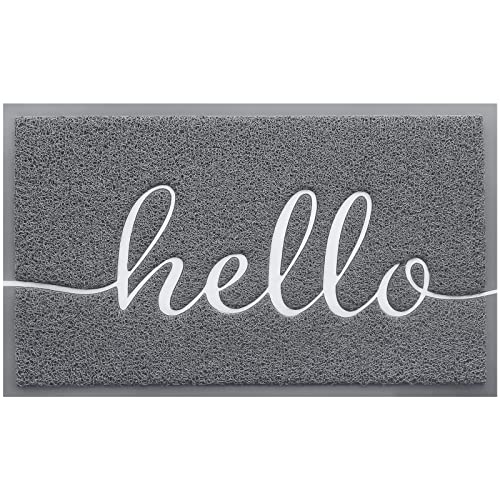 Durable Welcome Mat with Non-Slip Backing and Charming Design