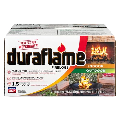 Duraflame 2.5-lb 12-Count Indoor/Outdoor Firelogs: Easy, Safe, Fast